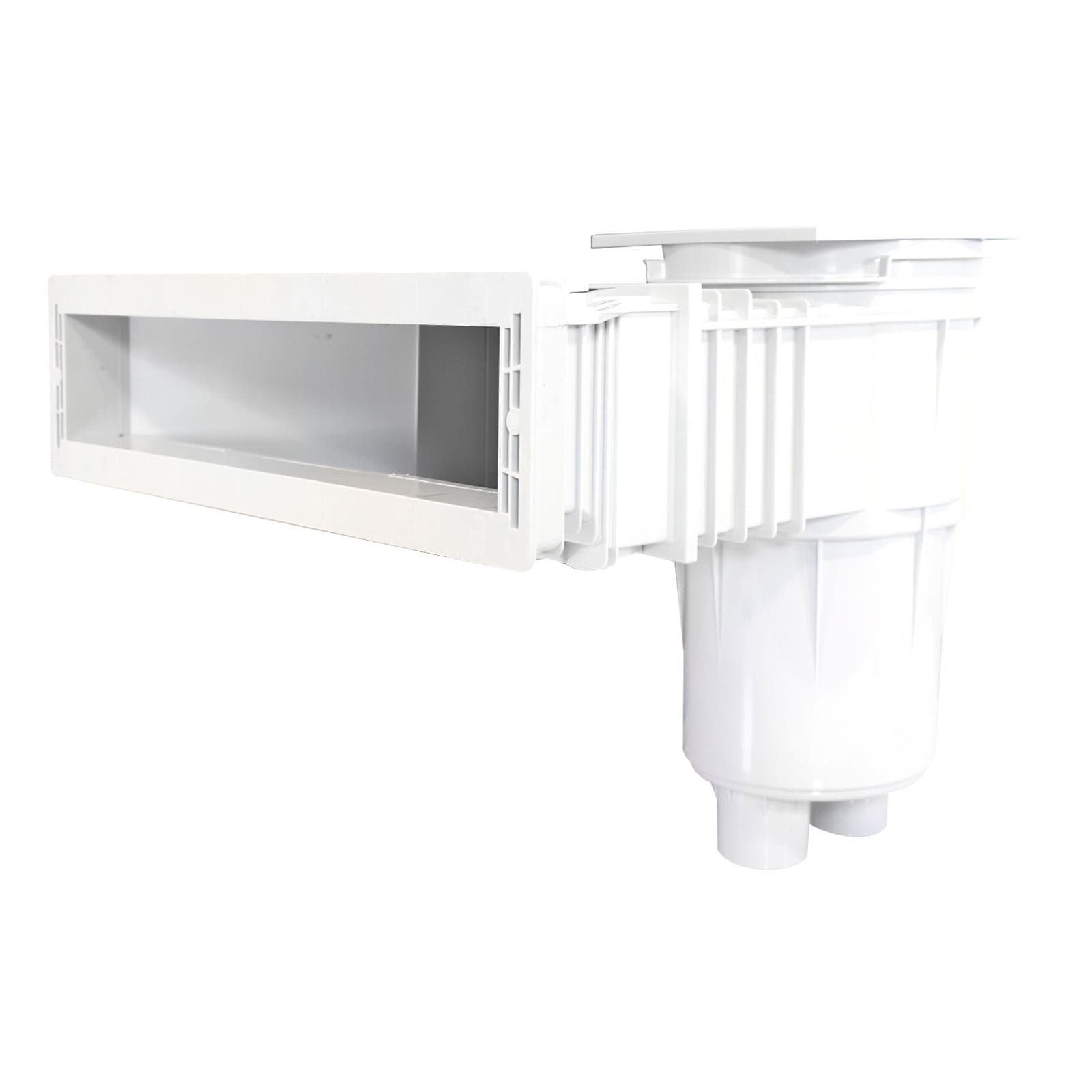 Desnatador de tapa cuadrada con canastilla para piscina. Modelo: PA-DESN-PBC2-L60