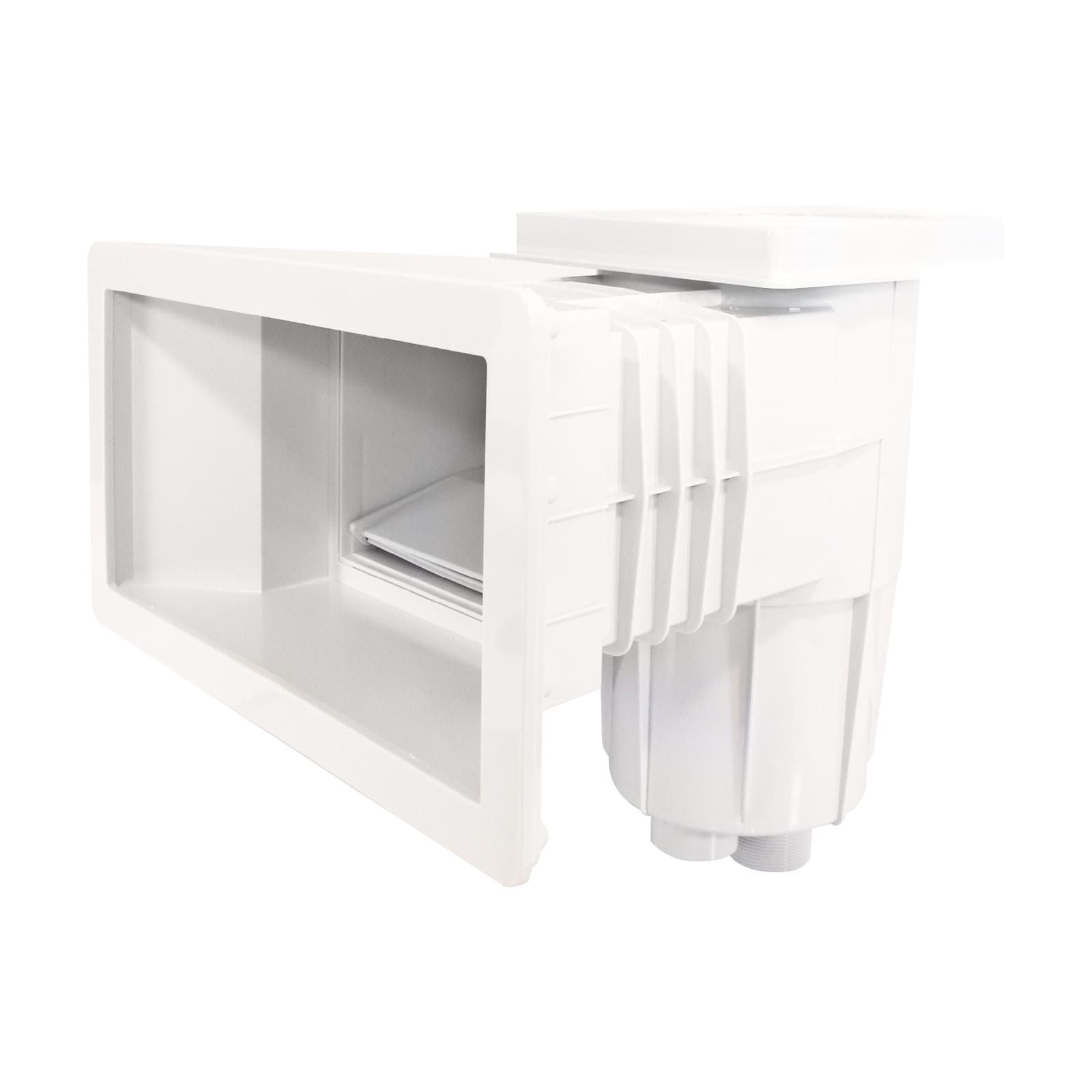 Desnatador de tapa cuadrada con canastilla para piscina. Modelo: PA-DESN-PBC2-M40