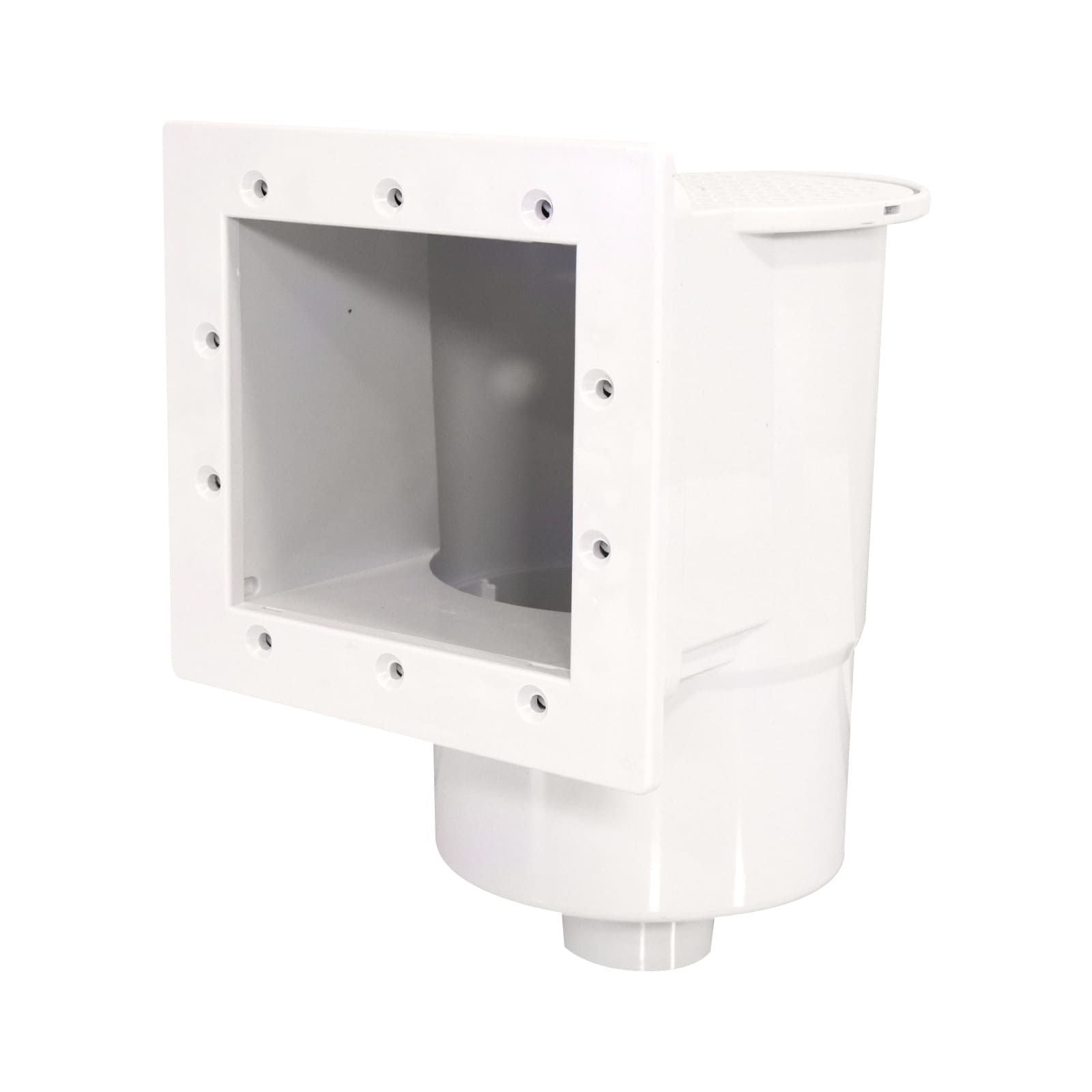 Desnatador de tapa cuadrada con canastilla para piscina. Modelo: PA-DESN-PBF1.5-S15