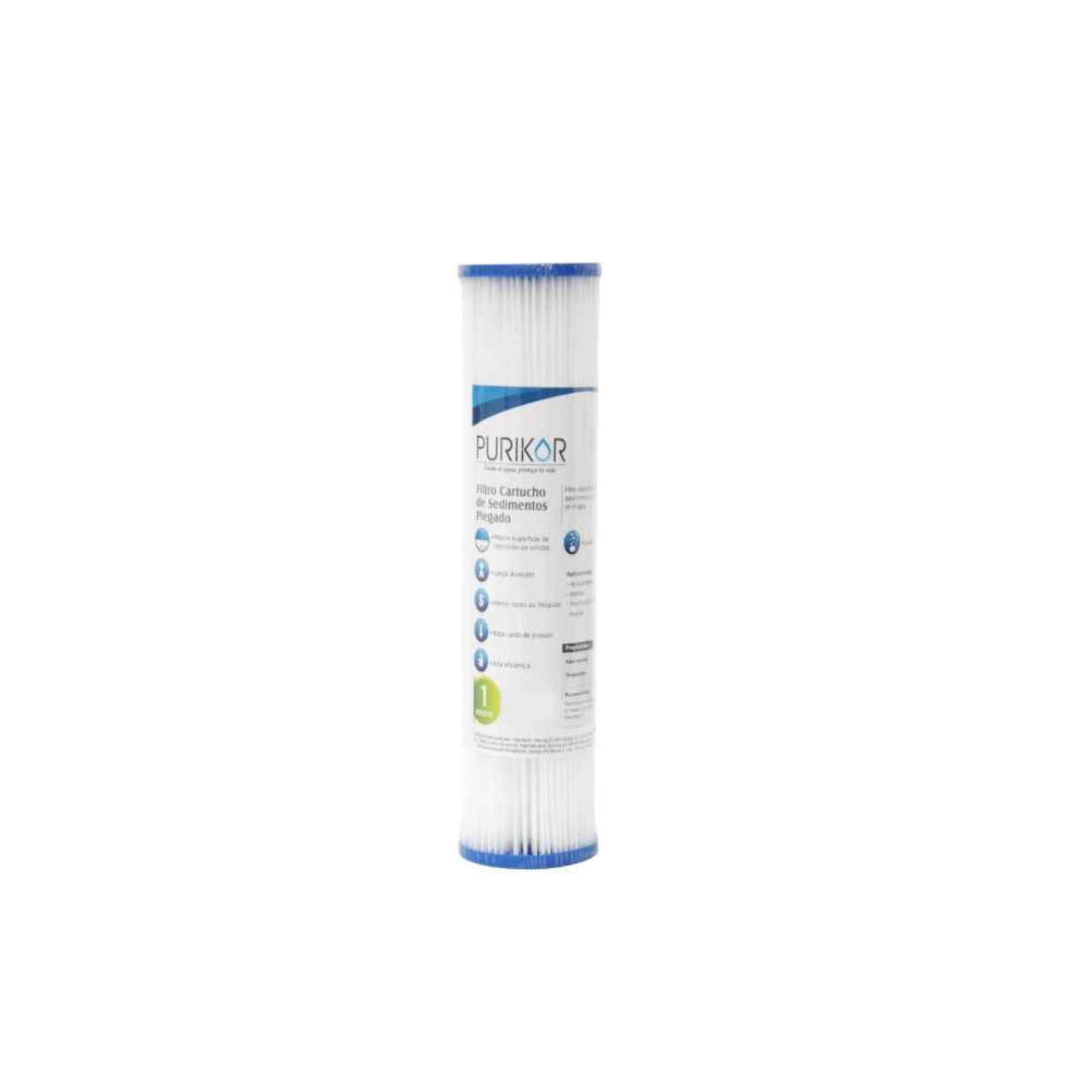 Filtro de cartucho plegable (PL). Modelo: PKCPL2.5X10X1