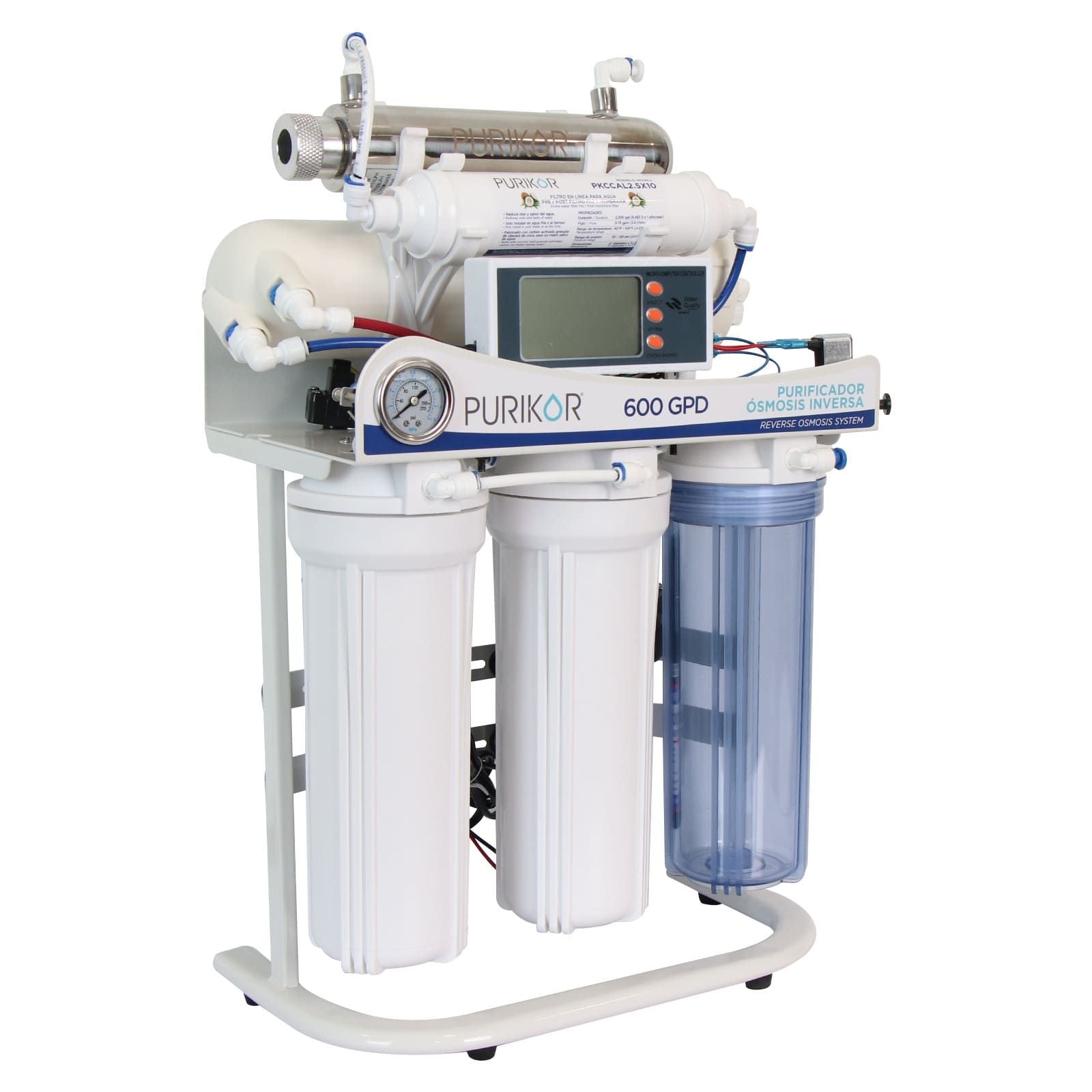 Sistema de ósmosis inversa. Modelo: PKRO600-6UVPM