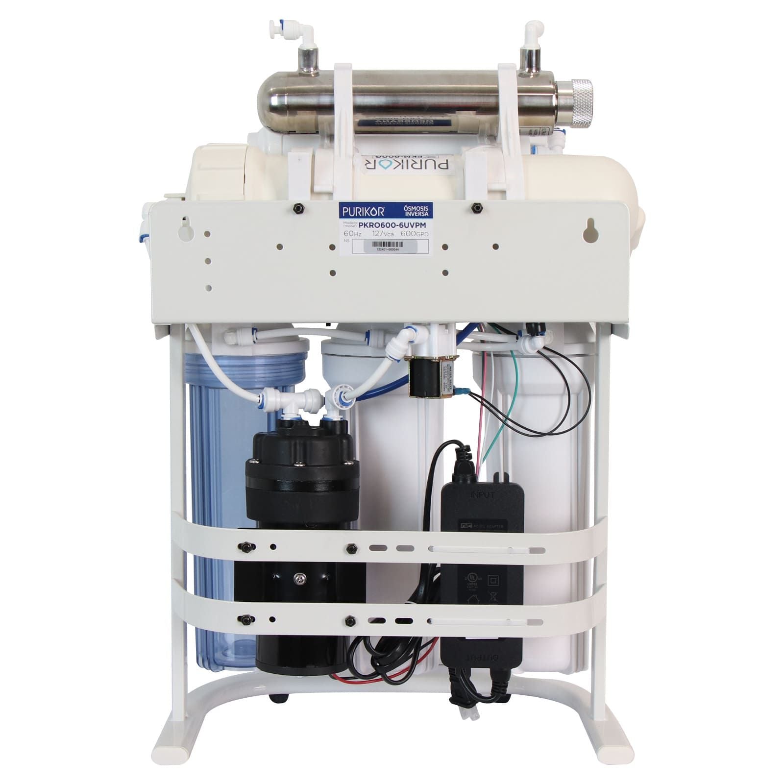 Sistema de ósmosis inversa. Modelo: PKRO600-6UVPM