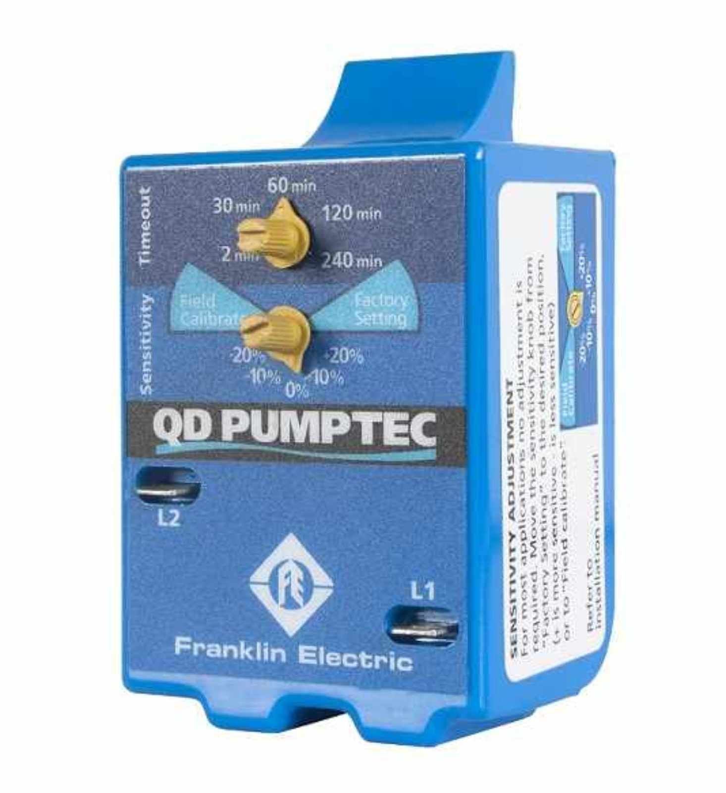 FRANKLIN ELECTRIC Modelo PUMPTECQD — Protección para motores