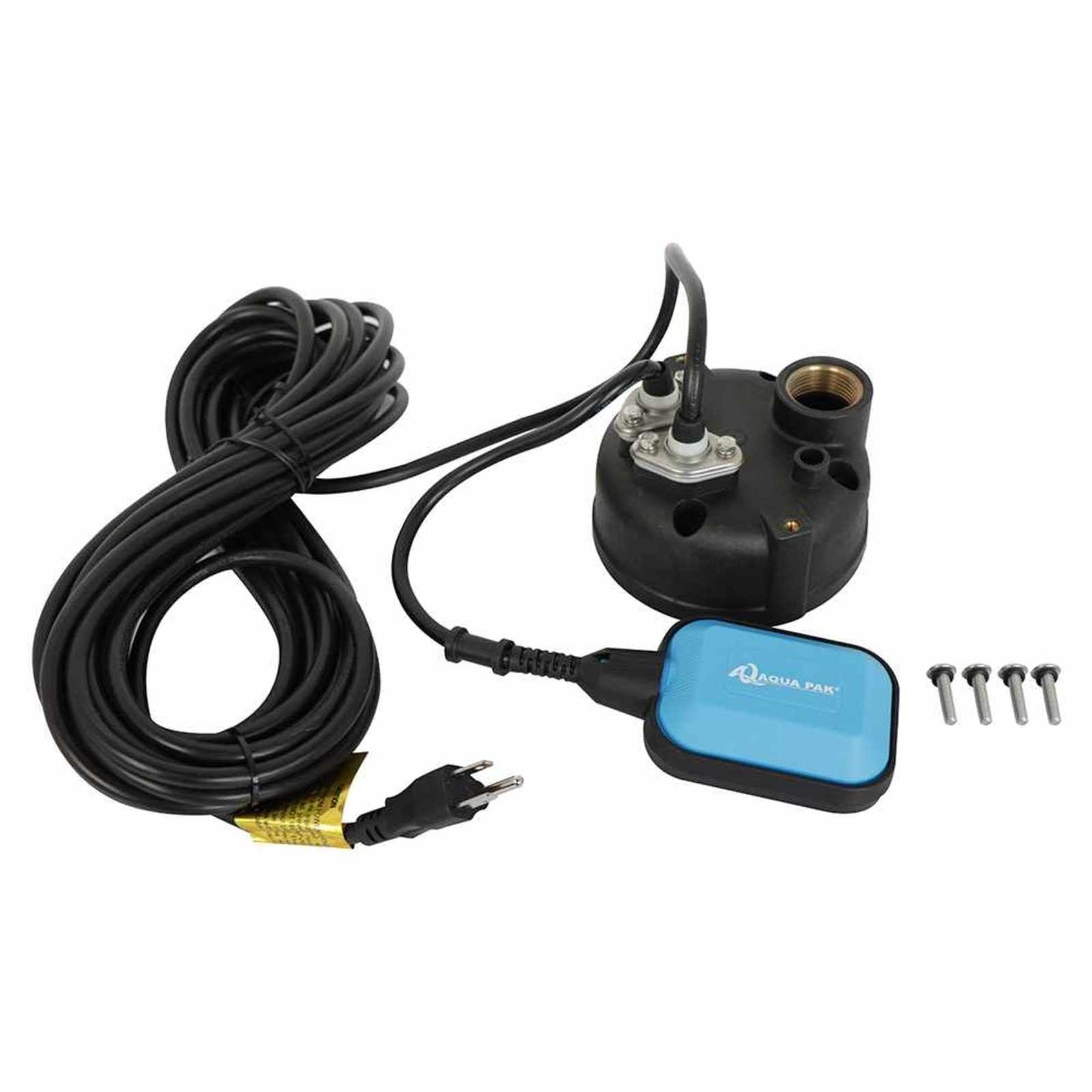 Kit de cable conector, flotador y cubierta para la bomba KANKIPLUS64-1127. Modelo: R-KP-CC-F-CS-64A