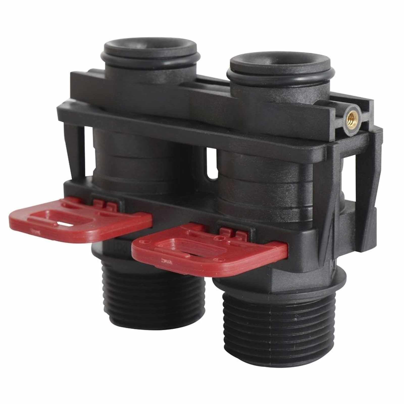 Conector de entrada/salida para valvula de filtración y suavización de 26 a 32 gpm. Modelo: R-PK-02170056P