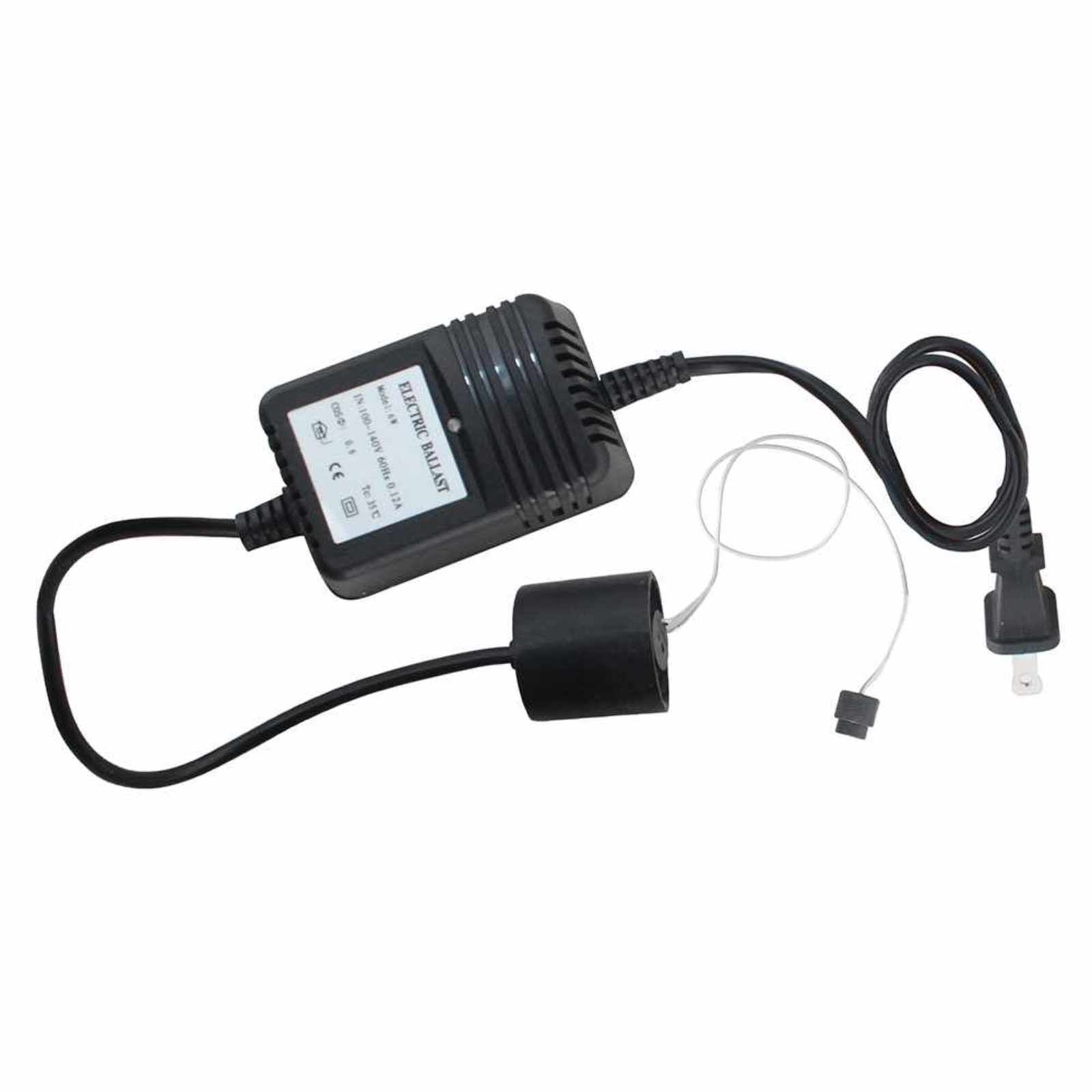 Transformador para lámpara ultravioleta de 6 watts. Modelo: R-PK-ADAPTADORUV