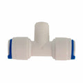 Adaptador tipo "T" para osmosis inversa 400G (T3/8", RM1/4", T3/8"). Modelo: R-PK-DCC-007G