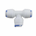 Adaptador tipo "T" para osmosis inversa de 100G (T1/4", T1/4", T1/4"). Modelo: R-PK-DCC-009A