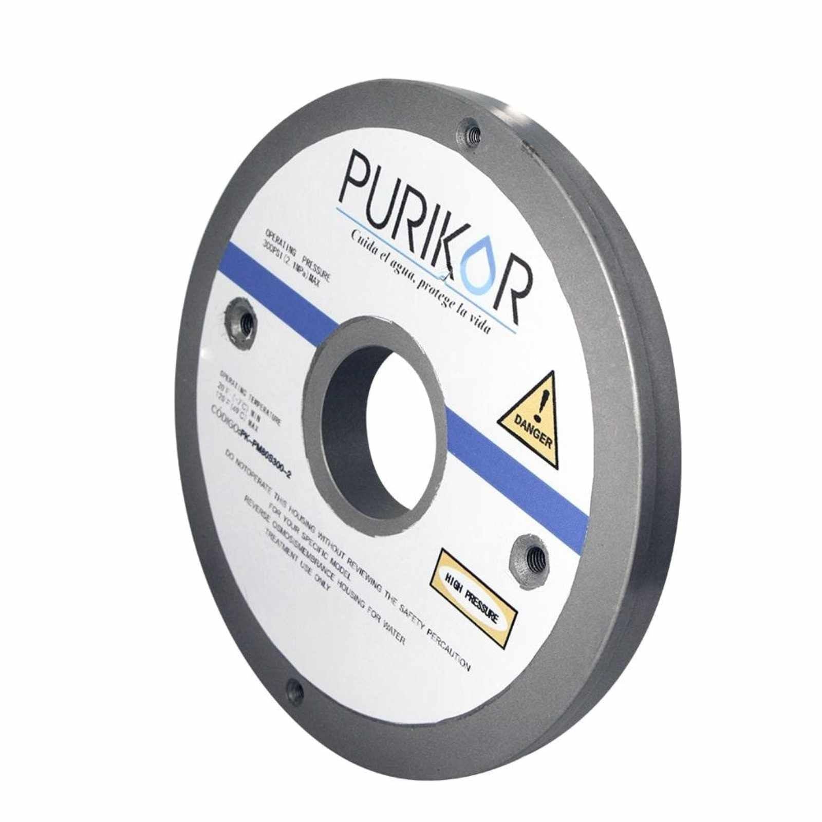 Placa de apoyo de aluminio para portamembrana PK-PM80S300. Modelo: R-PK339