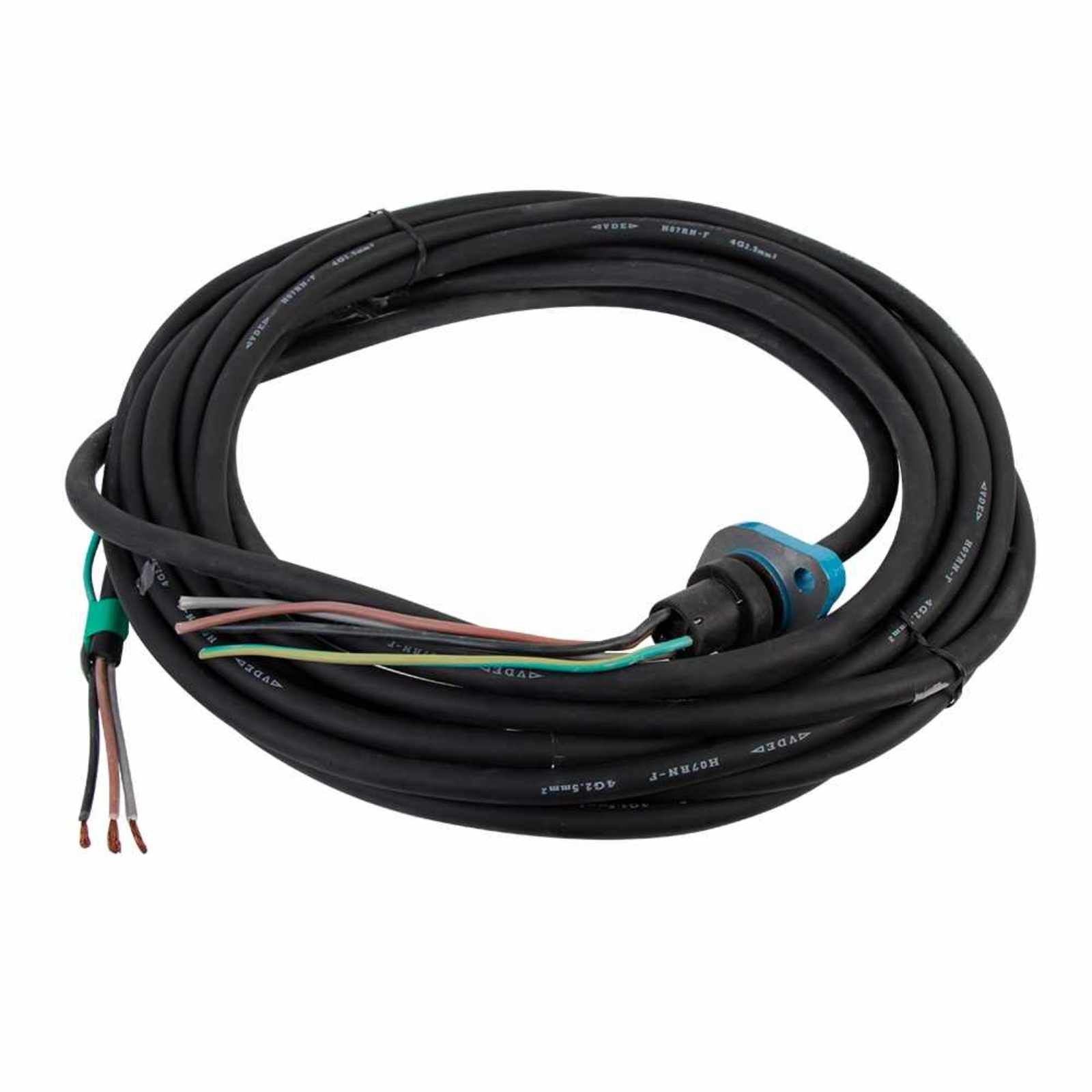 Conector con cable de 10m bombas ROBUSTA2.5/50, ROBUSTA4/50. Modelo: R-ROB2.5-4/50-CON
