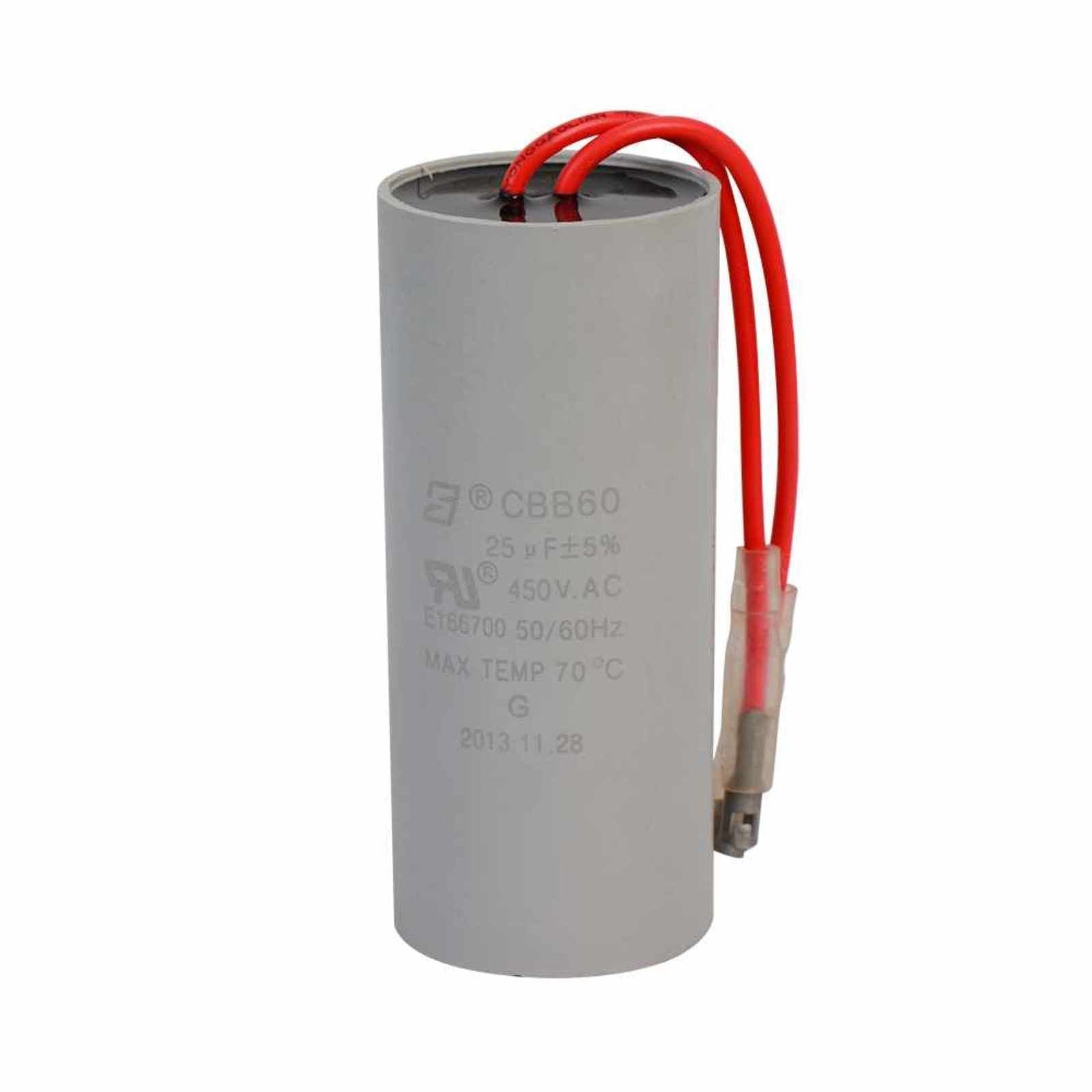 Capacitor 25 MF ±5%, 450V para las bombas de la serie SCALA100-4, 130-2-1. Modelo: R-SC10/13CAP25MF