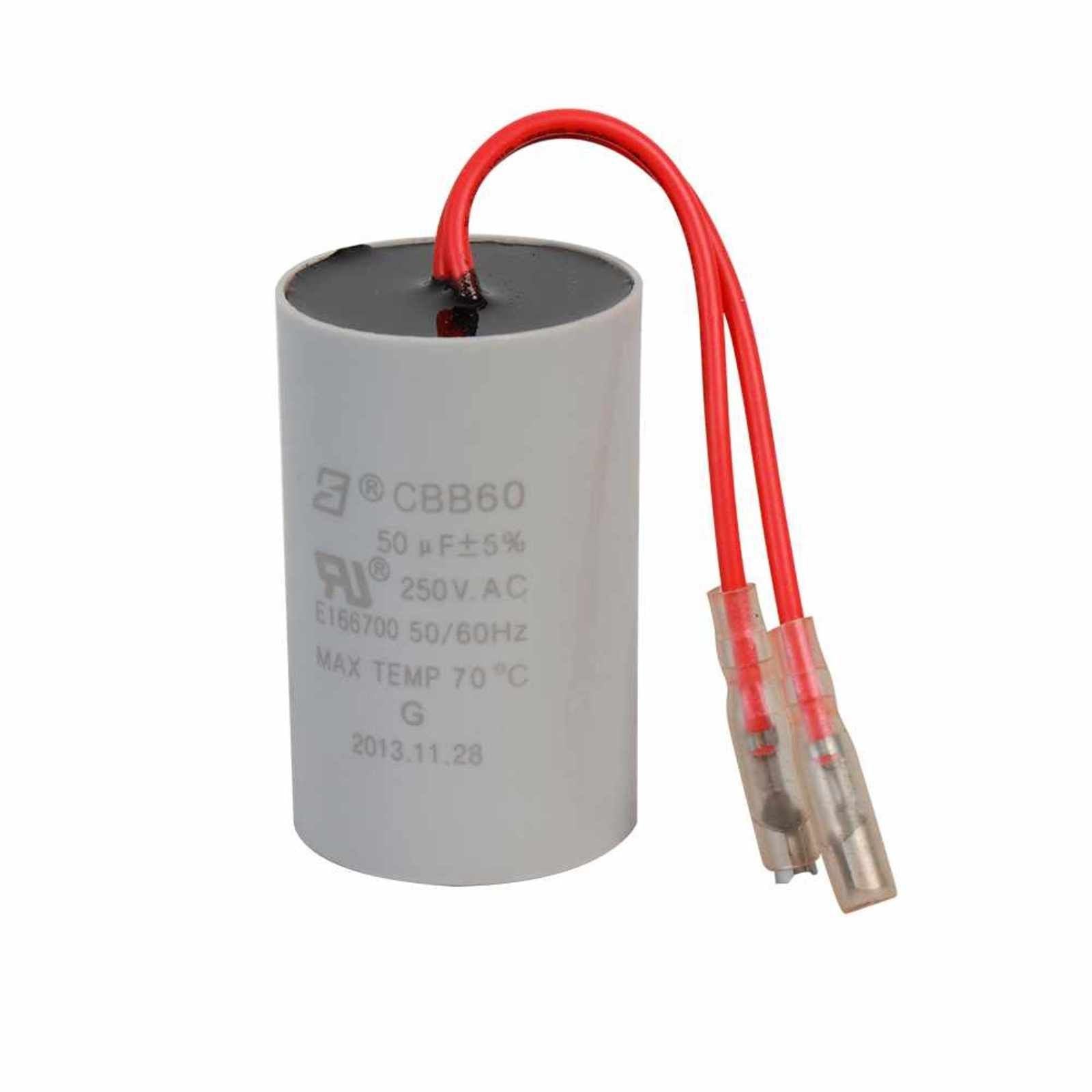 Capacitor 50 MF ±5%, 250V para las bombas de la serie SCALA50-5, 100-3. Modelo: R-SC5/10CAP50MF