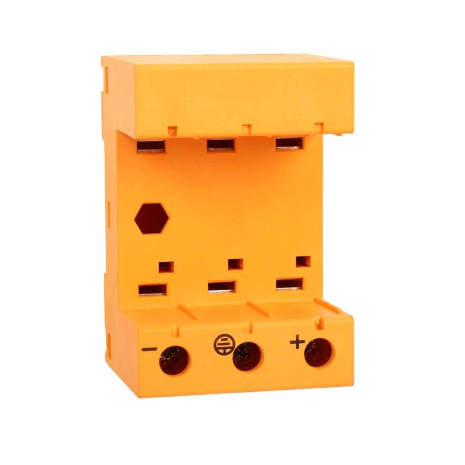 Base para Supresor de picos, STRING BOX, 3 polos, 1000V. Modelo: R-SHIELDSB-BASE