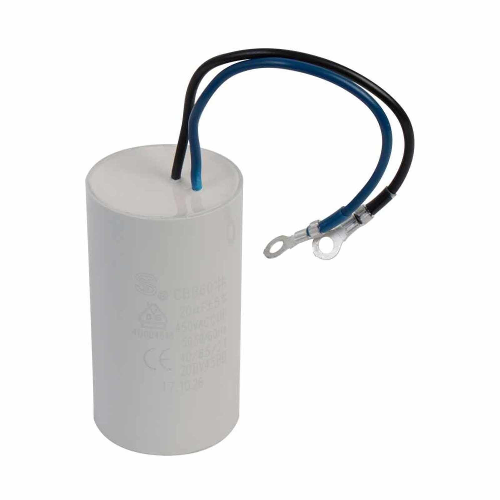 Capacitor 20MF ±5%, 450V, para las bombas SILVER12/1230, SILVER15/1230. Modelo: R-SILV/C20MF450V
