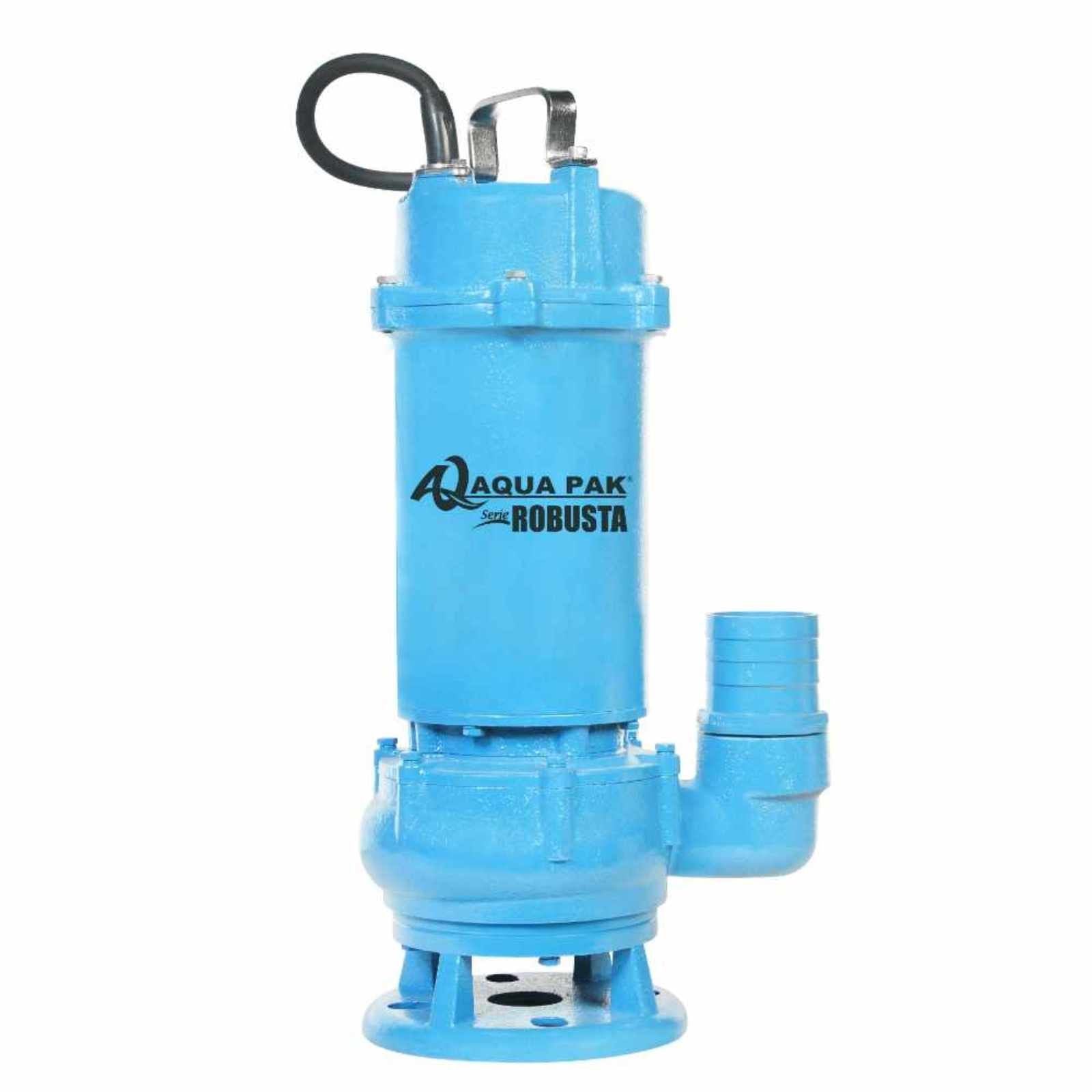 AQUA PAK Modelo ROBUSTA2.5/20/3230 — Motobomba sumergible para efluentes y lodos 2 HP