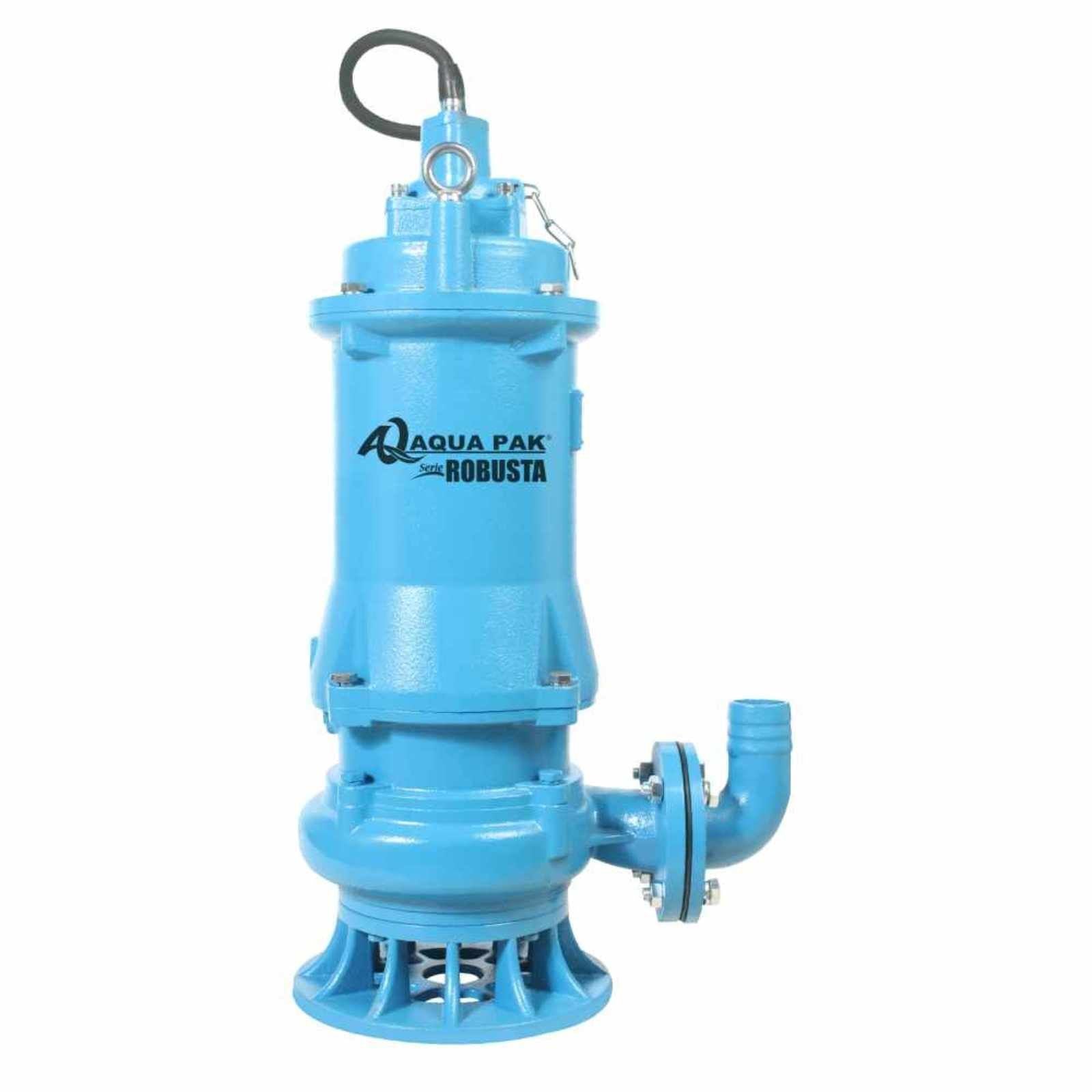 AQUA PAK Modelo ROBUSTA2.5/30/3230 — Motobomba sumergible para efluentes y lodos 3 HP
