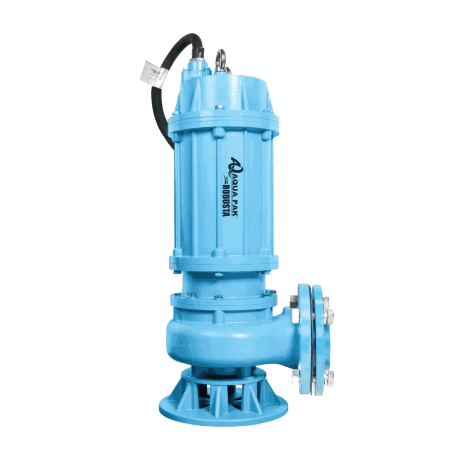 AQUA PAK Modelo ROBUSTA4/150/3230 — Motobomba sumergible para efluentes y lodos 15 HP
