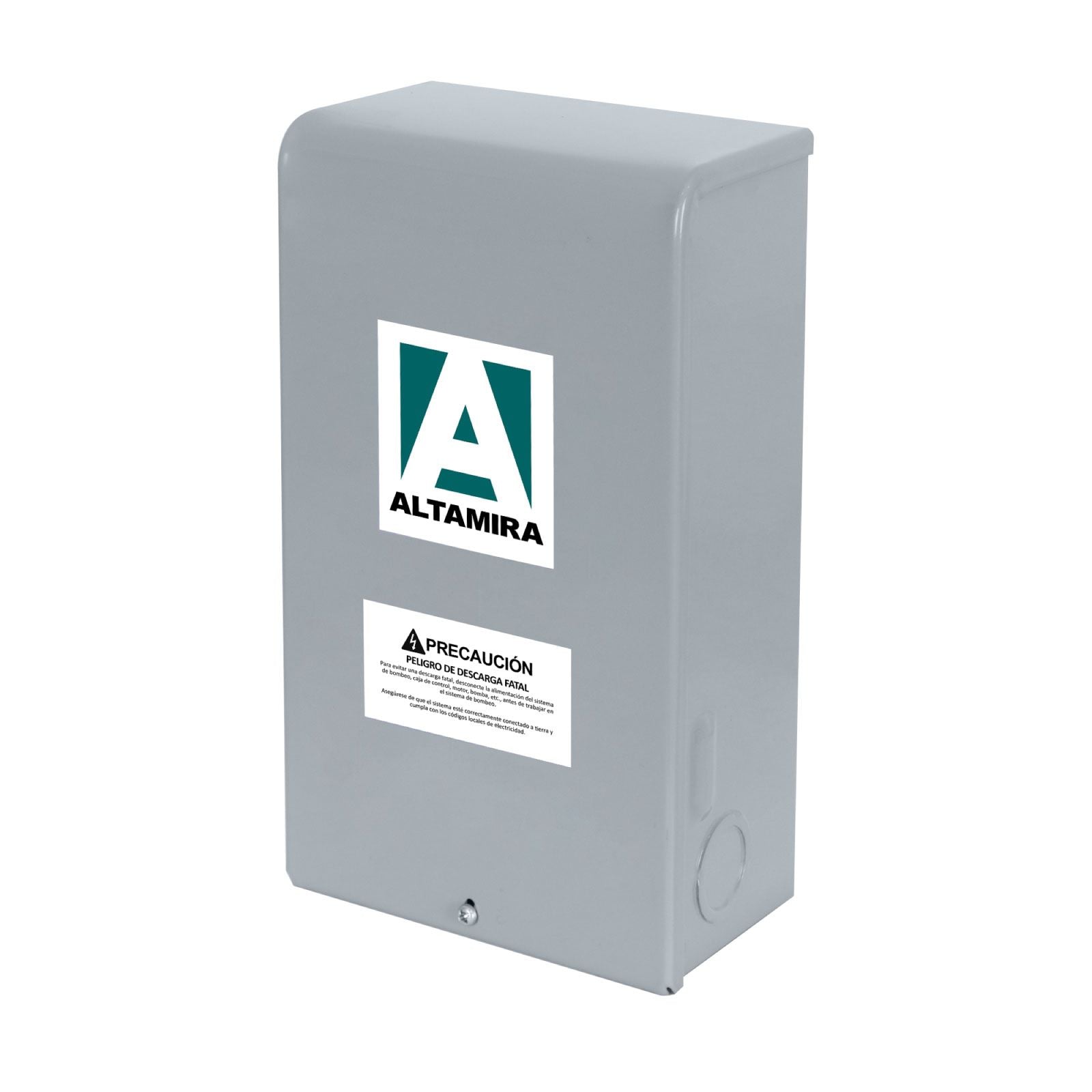 ALTAMIRA Modelo CCAE 1/2230 — Cajas de control para motores sumergibles monofásicos 1/2 HP