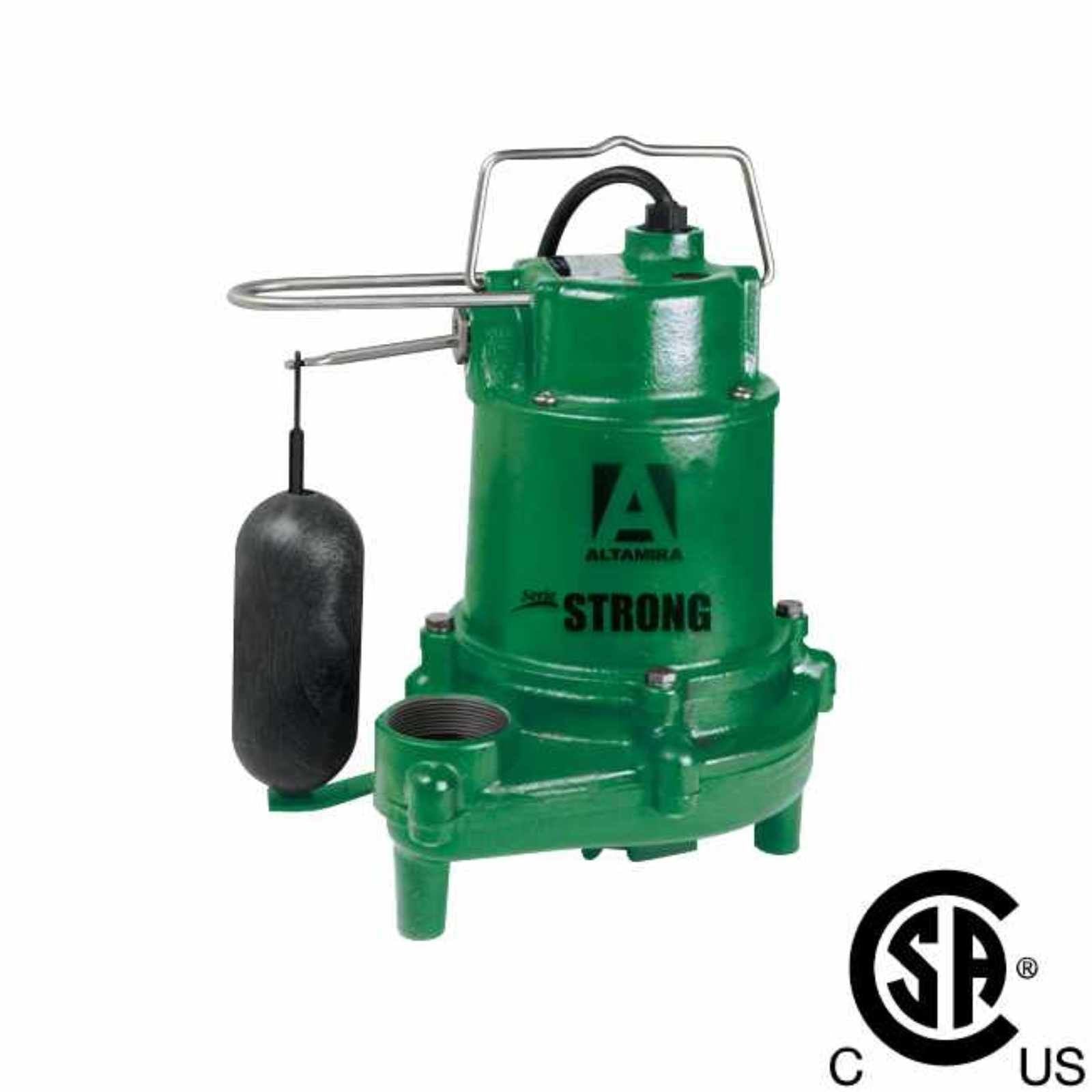 ALTAMIRA Modelo STRONG1.5/05/1127A — Motobomba sumergible para efluentes 1/2 HP