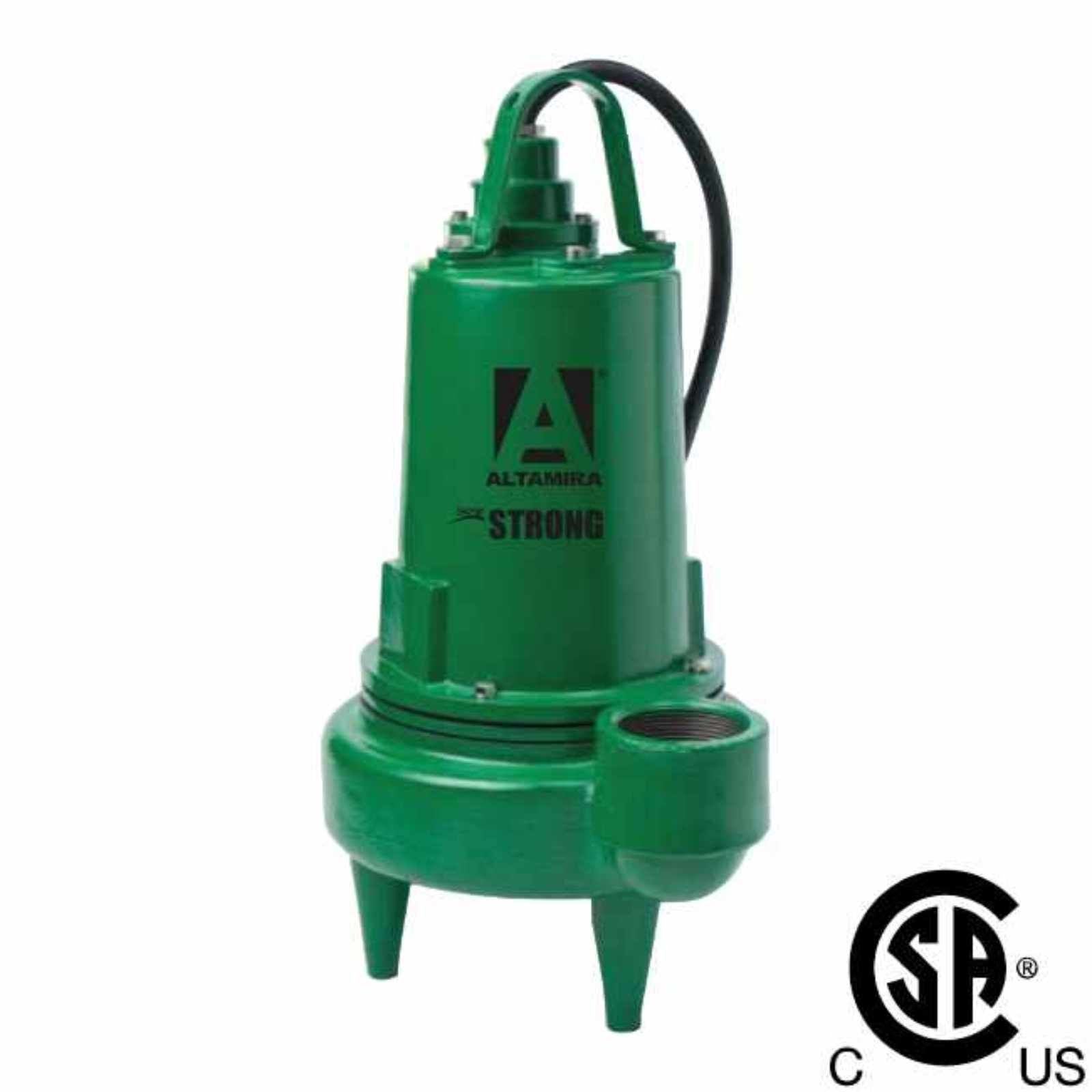 ALTAMIRA Modelo STRONG3/40/3460 — Motobomba sumergible para efluentes y lodos 4 HP