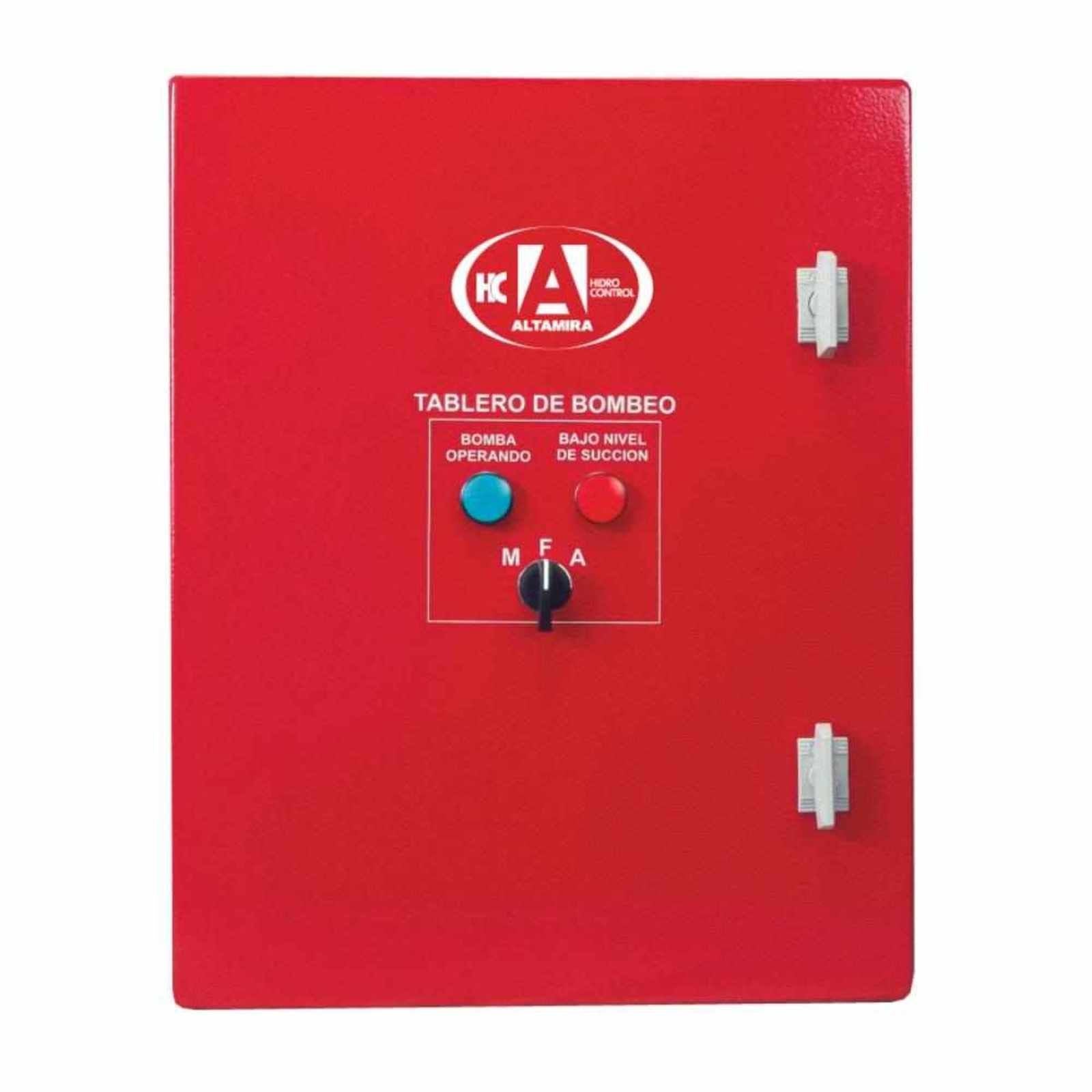 Tablero contra incendio para motobomba jockey eléctrica a tensión plena. Modelo: TACI 33220JK
