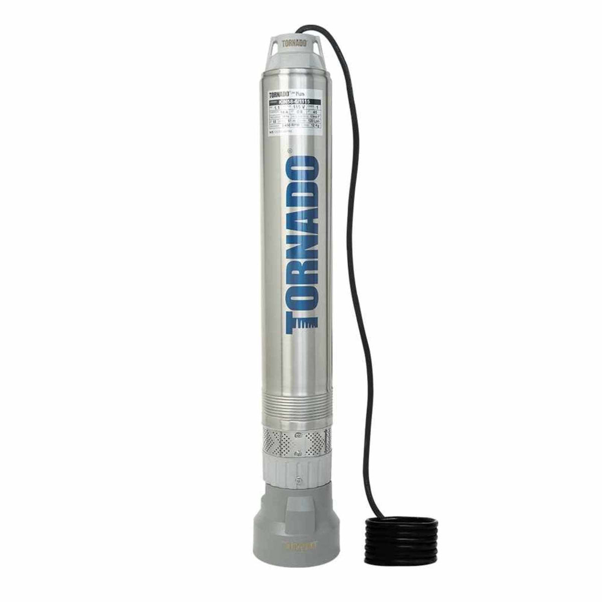 Motobomba sumergible para norias, cisternas y pozos profundos. Modelo: KIN58-8/1230A