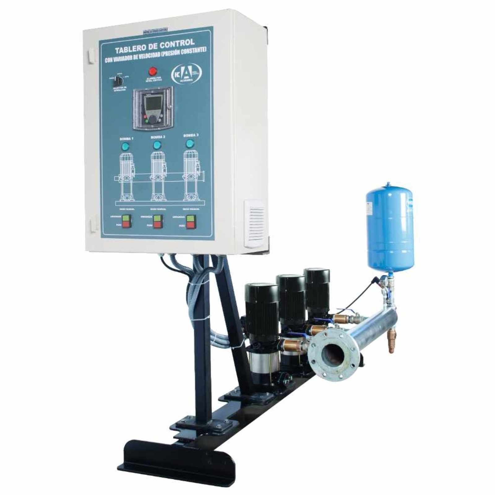 Presurizador múltiple de presión constante. Modelo: PTV-JOB2R30623