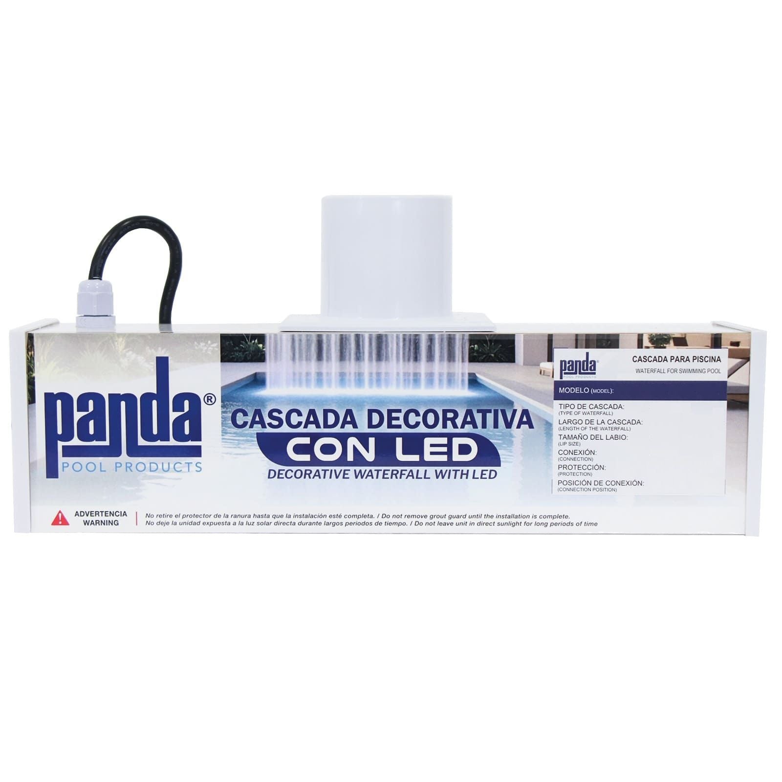 Cascada decorativa LED tipo natural. Modelo: WF-LFA12-1T